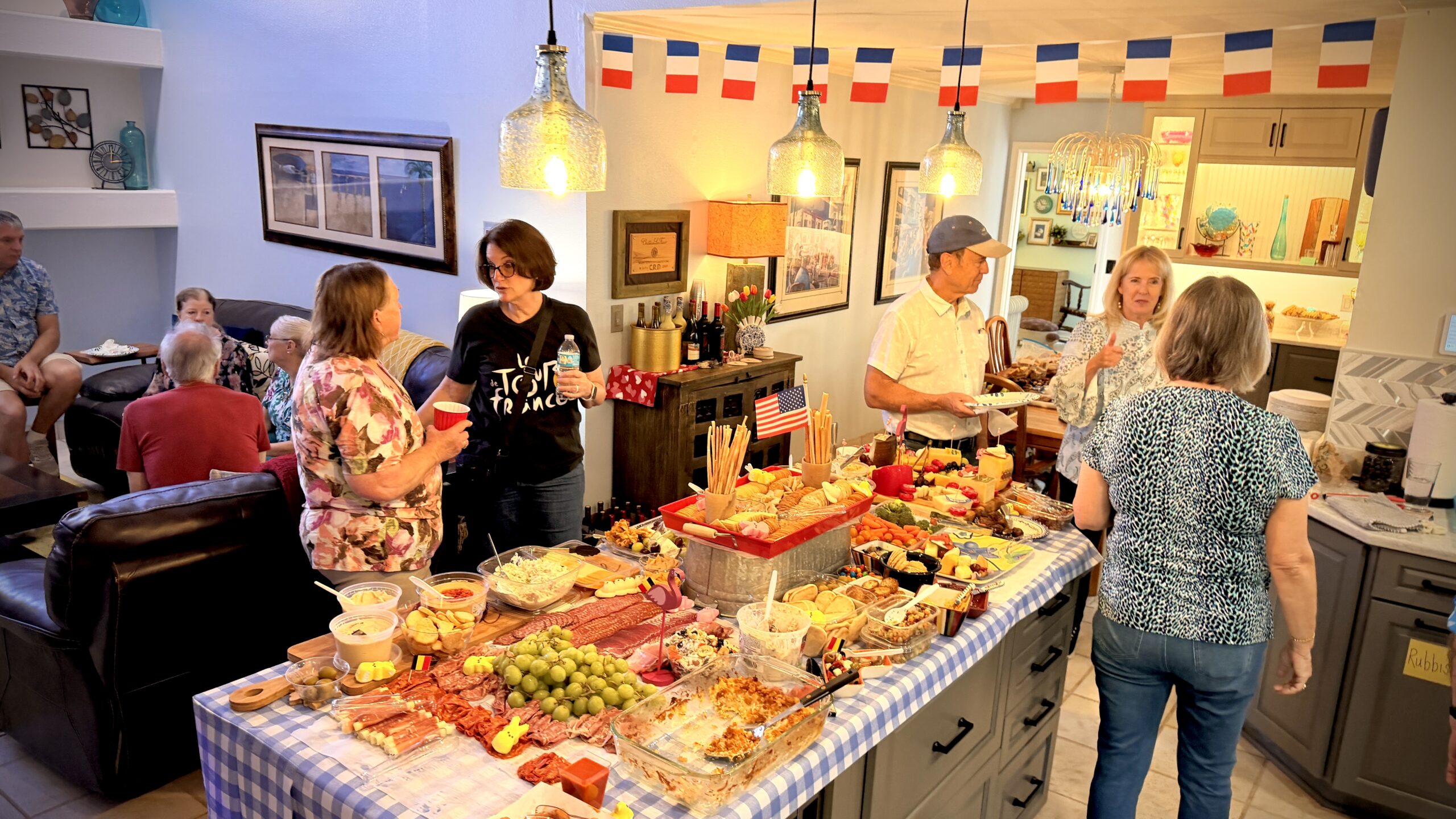 A party at the Lafleurs' home!